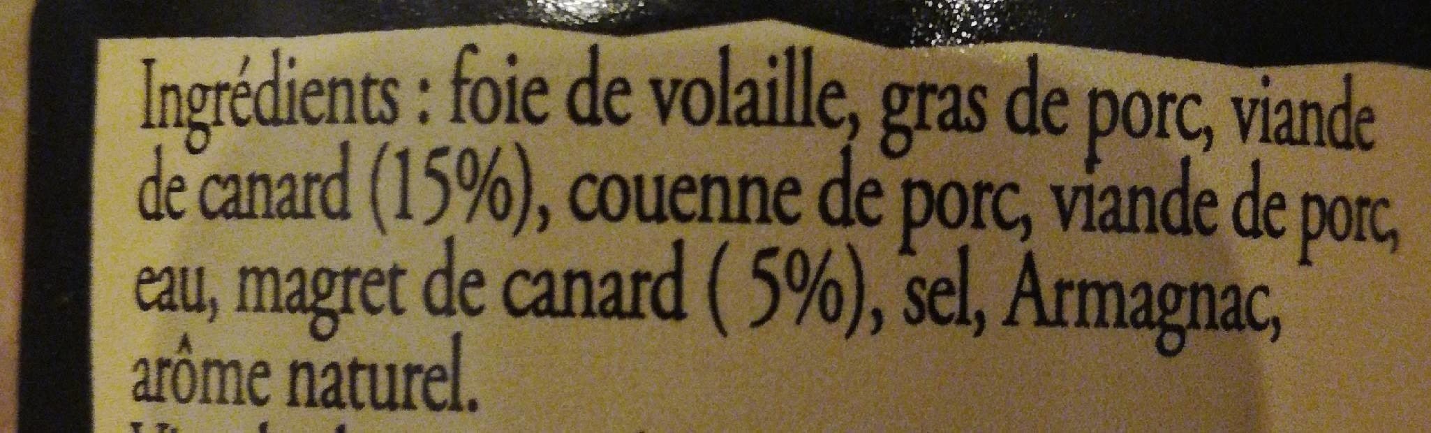 Duc De Pressac Terrine de canard packshot