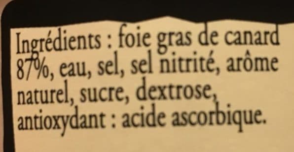 Duc de Pressac Bloc de foie gras de canard packshot