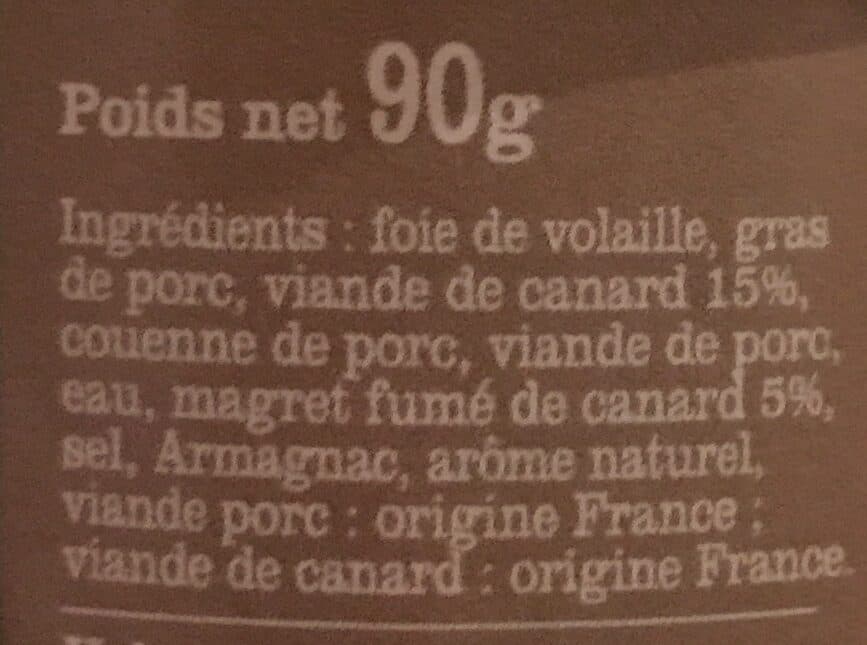 Open Food Facts Terrine de canard au magret packshot