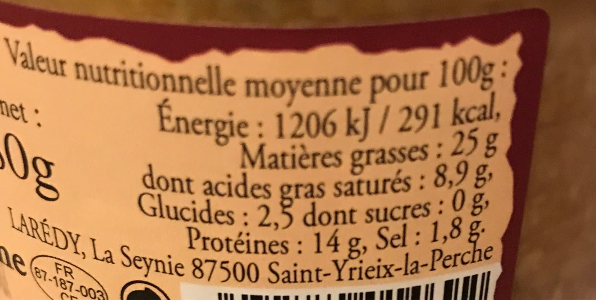 Comte De La Segnie Terrine de campagne À l’ancienne packshot