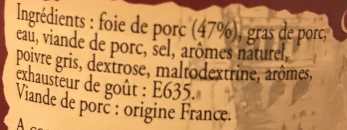 Comte de la Seynie Confit de foie de porc packshot