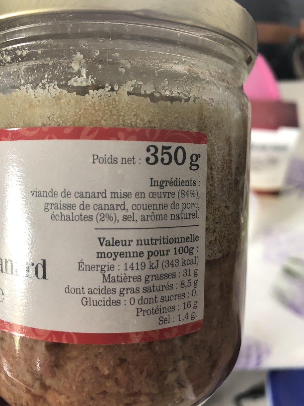 Comté de la Seynie Grattons de Canard à l'échalote packshot