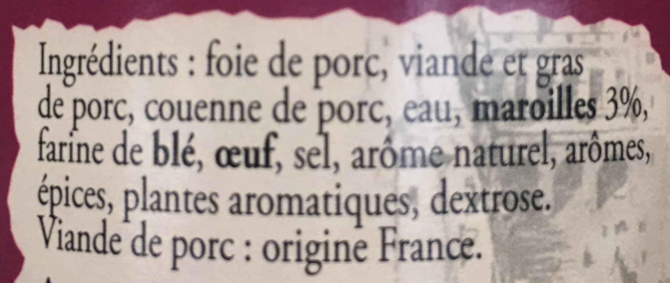 Comte De La Segnie Terrine Paysane au Maroilles packshot
