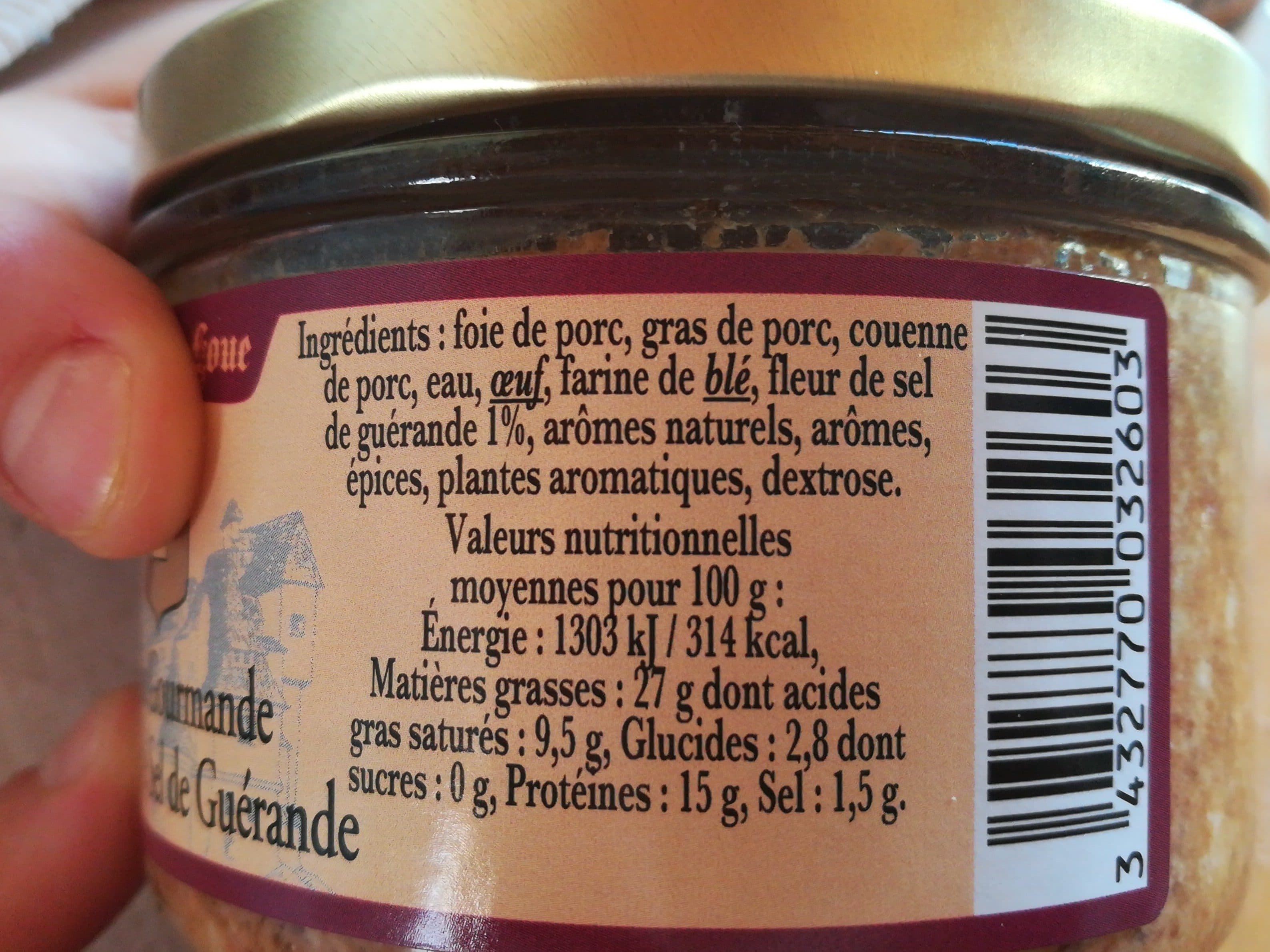 Duche De La Loue Terrine gourmande a la fleur de sel de guerande packshot
