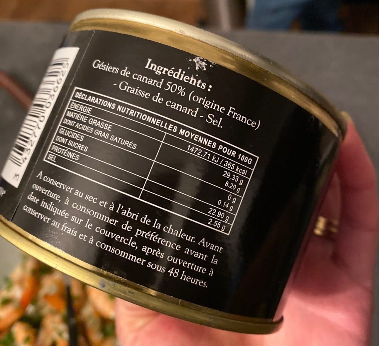 Open Food Facts Gesiers de canard émincés packshot