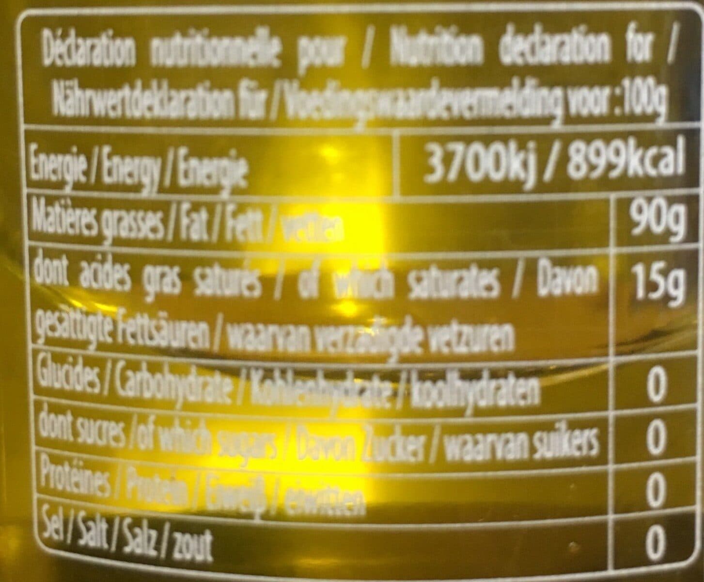 Open Food Facts Huile D'olive Beruguette packshot