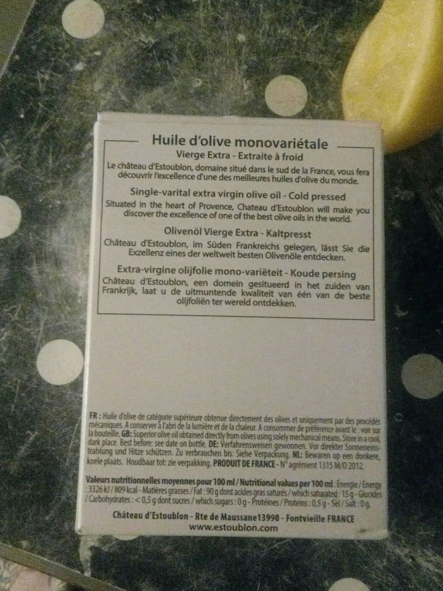 Olivenöl Spray Huile D'olive Monovariétale Extra Vierge packshot