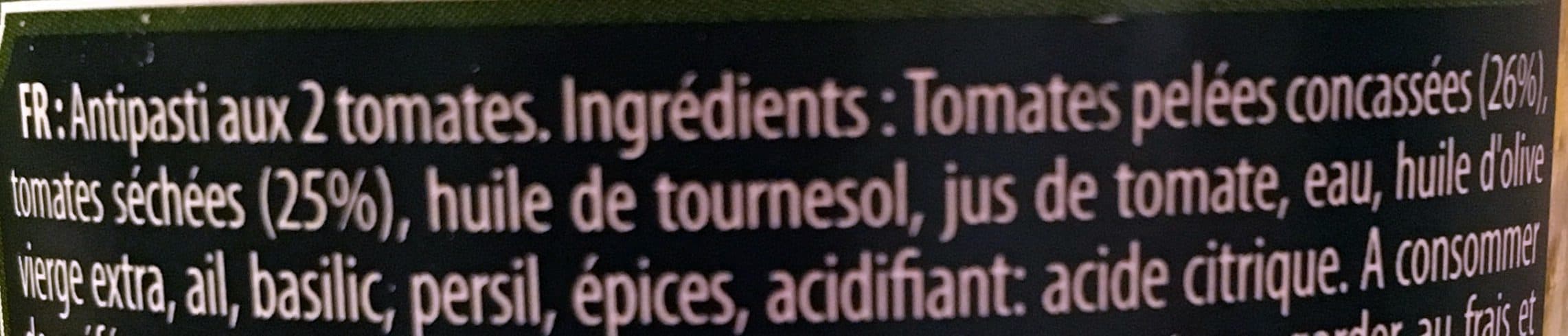 Château d'Estoublon Antipasti aux deux tomates packshot