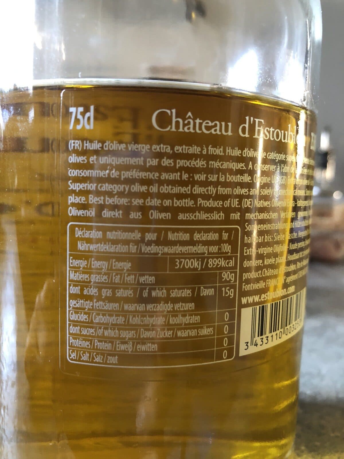 Open Food Facts Huile d'olive packshot