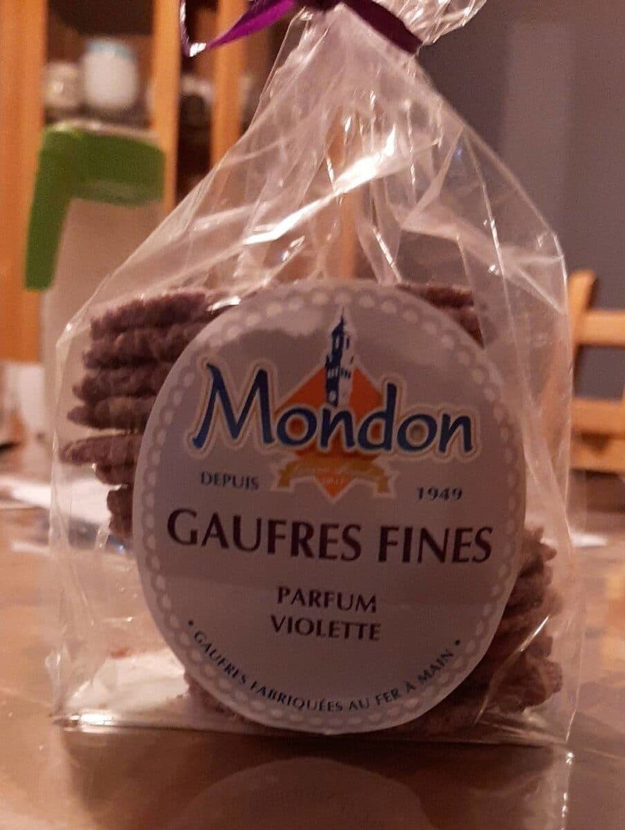 Open Food Facts Gaufres fines parfum violette packshot