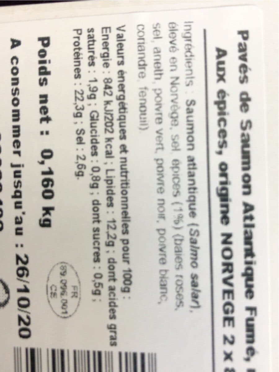 Le Boryo Pave de saumon atlantique fumé packshot
