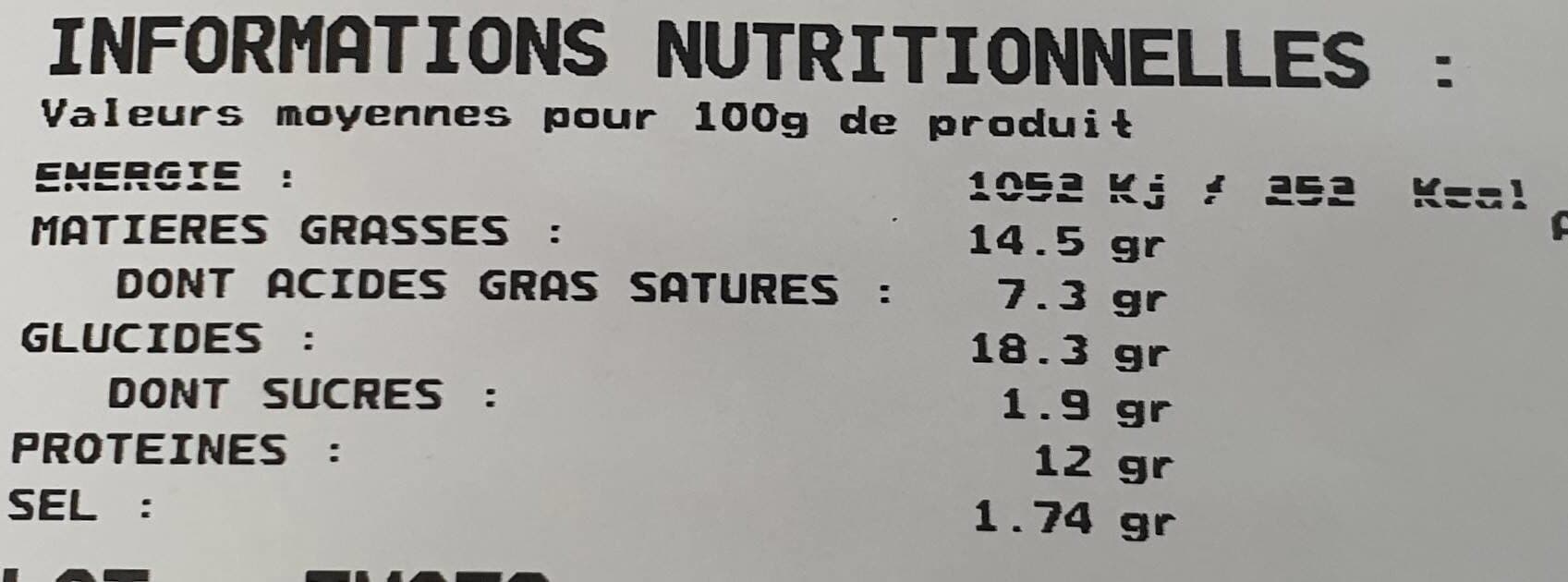 Secrets Du Val D’argent Tourte vigneronne packshot