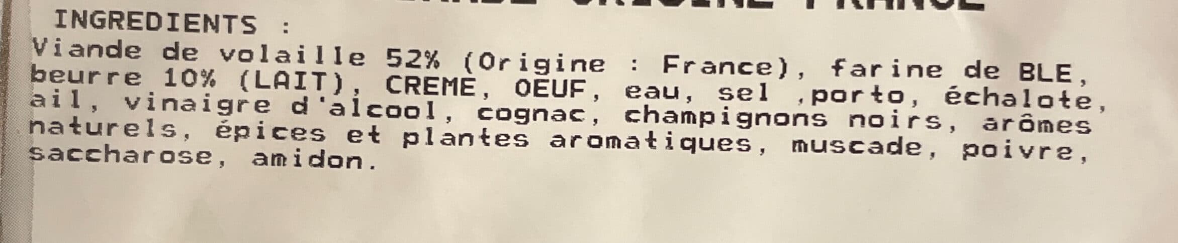 Secrets du Val d’Argent Tourte à la volaille packshot