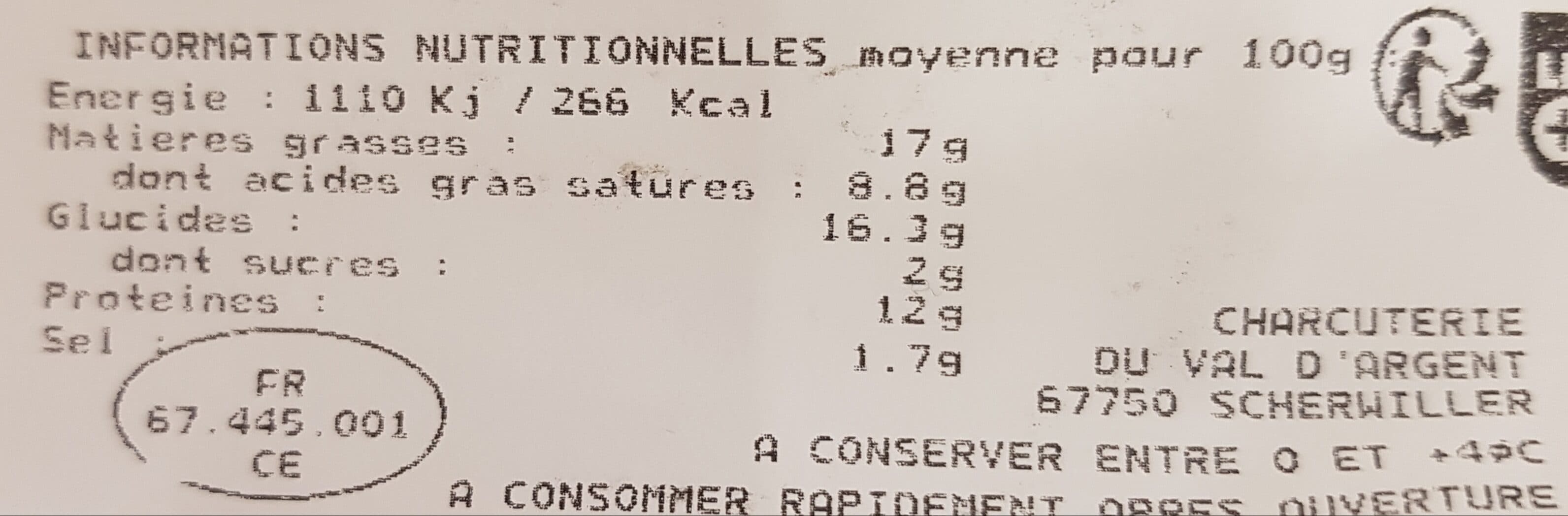 Secrets du Val d’Argent Tourte à la volaille packshot