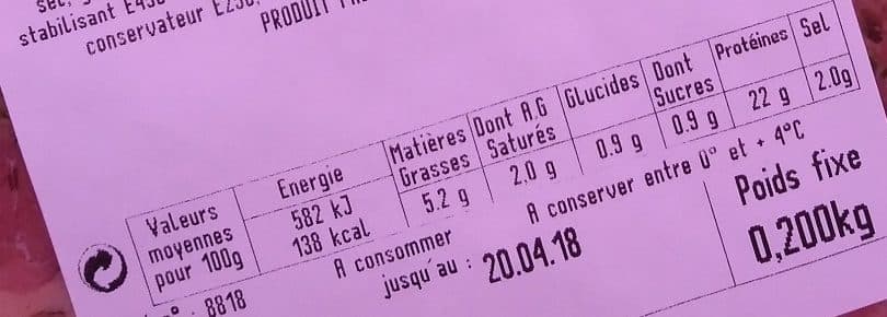 Ets Roux Véritable jambon persillé de Bourgogne, le paquet de 200 gr packshot