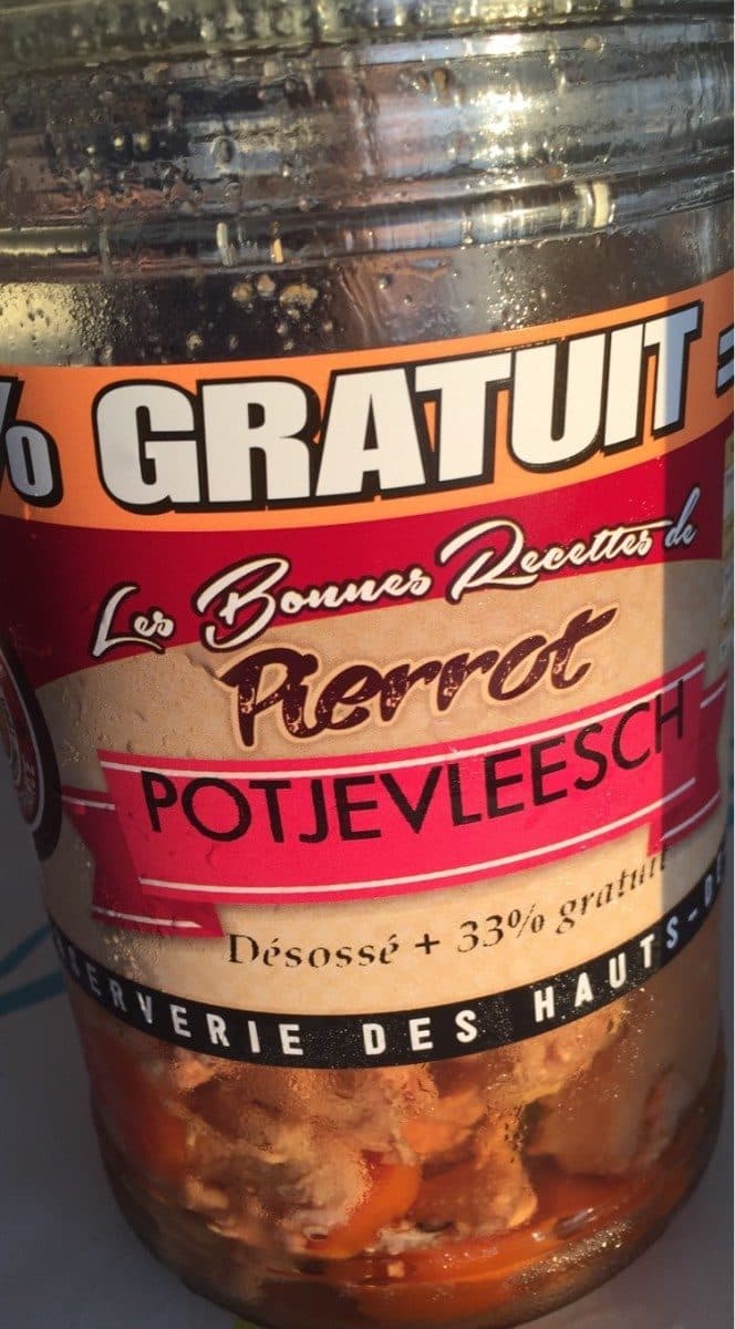 Open Food Facts Potjevleesch packshot