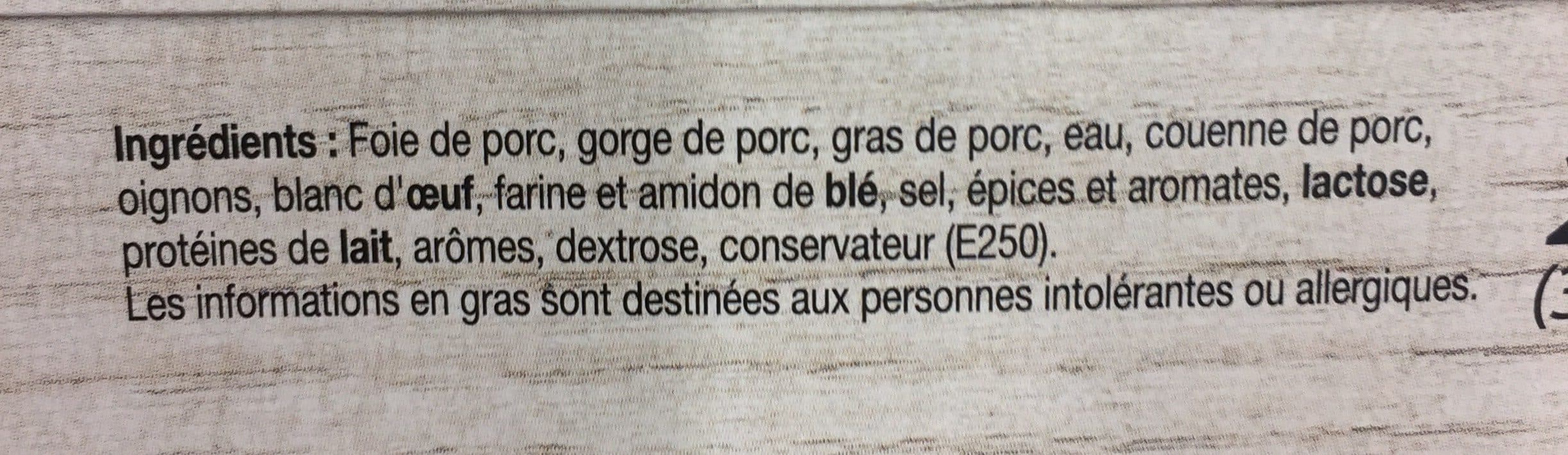 Jean Floc'h Paté de campagne packshot