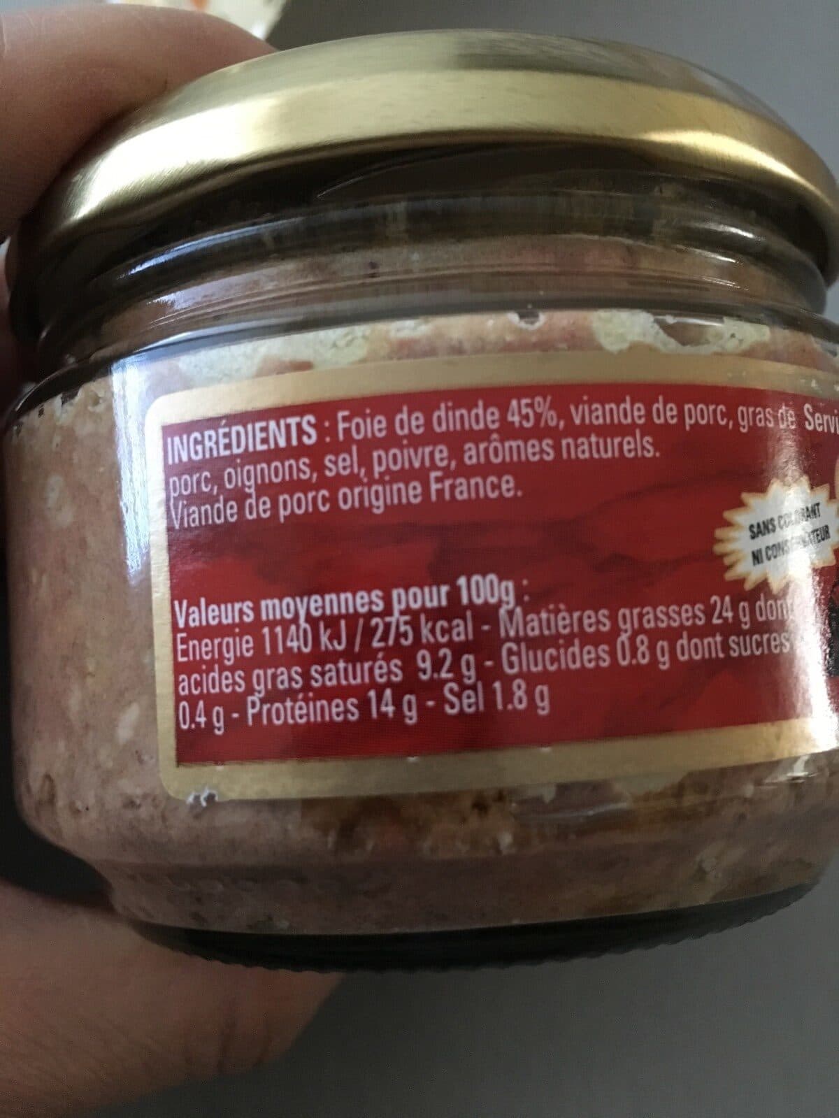 Open Food Facts Confit de foie de volaille packshot