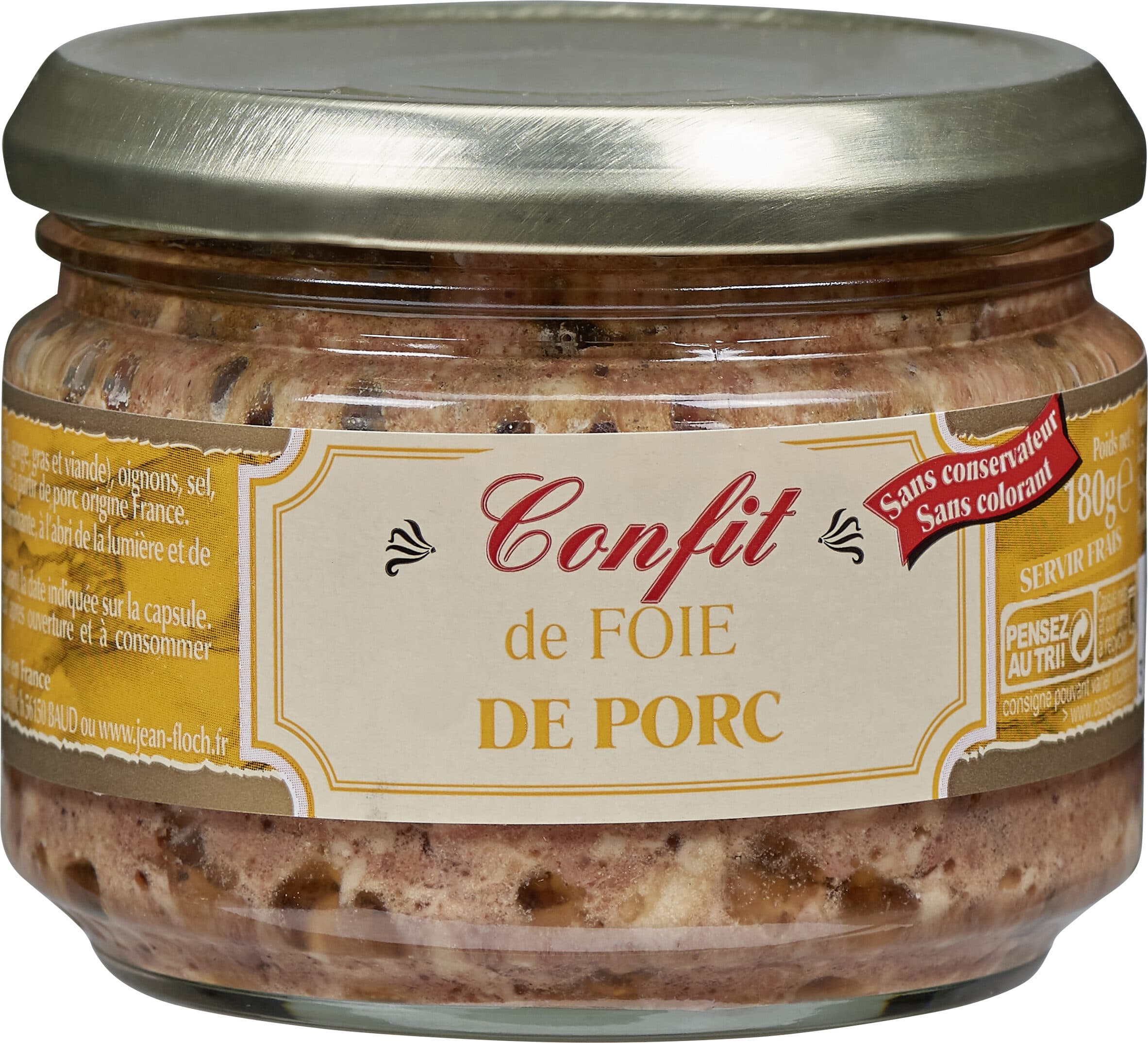 Jean Floc'h Confit de foie de porc packshot