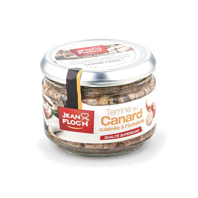 Jean floc h Terrine De Canard Cuisinée Au échalotes packshot