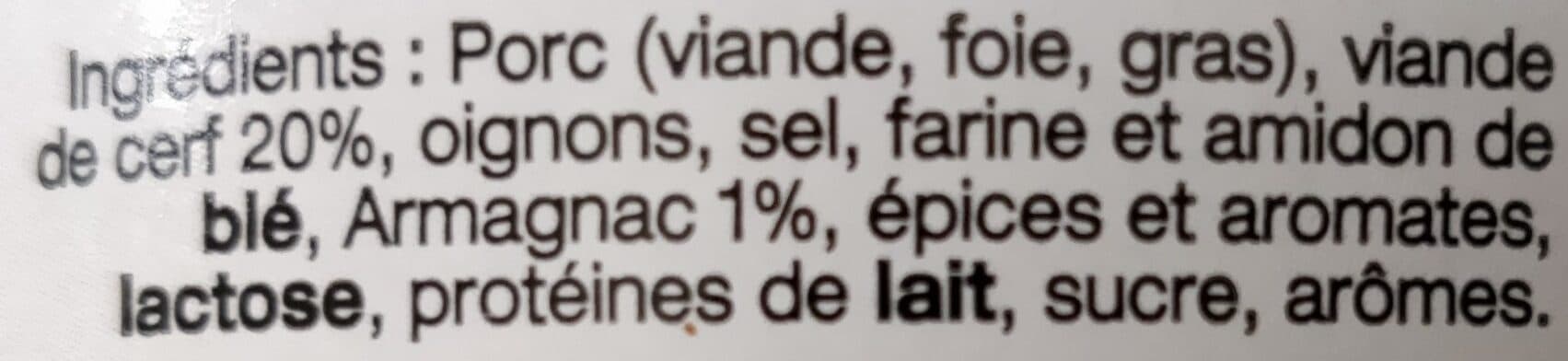 Jean Floc'h Terrine de Cerf à l'armagnac packshot
