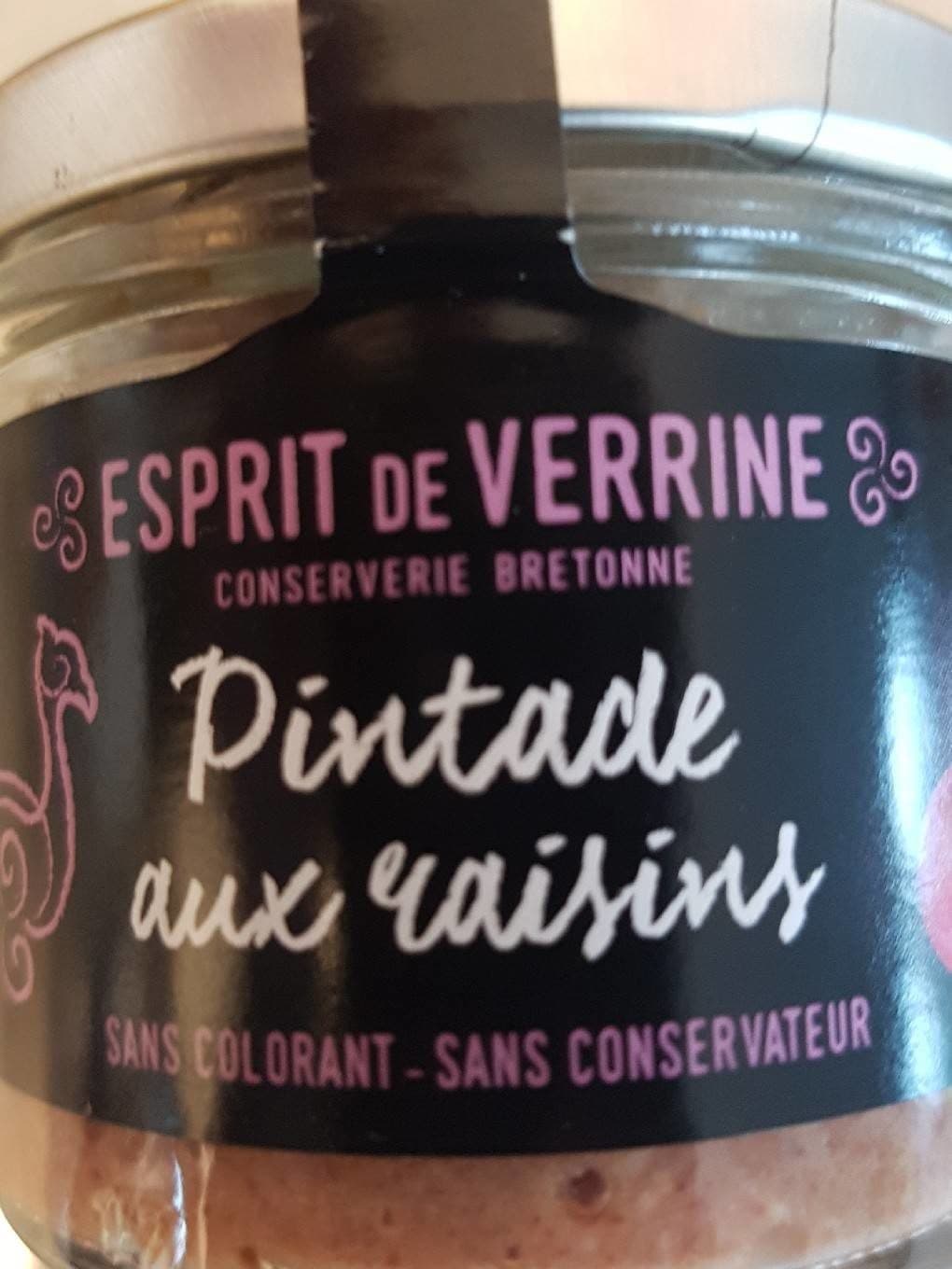 Esprit De Verrine Pintade aux raisins packshot