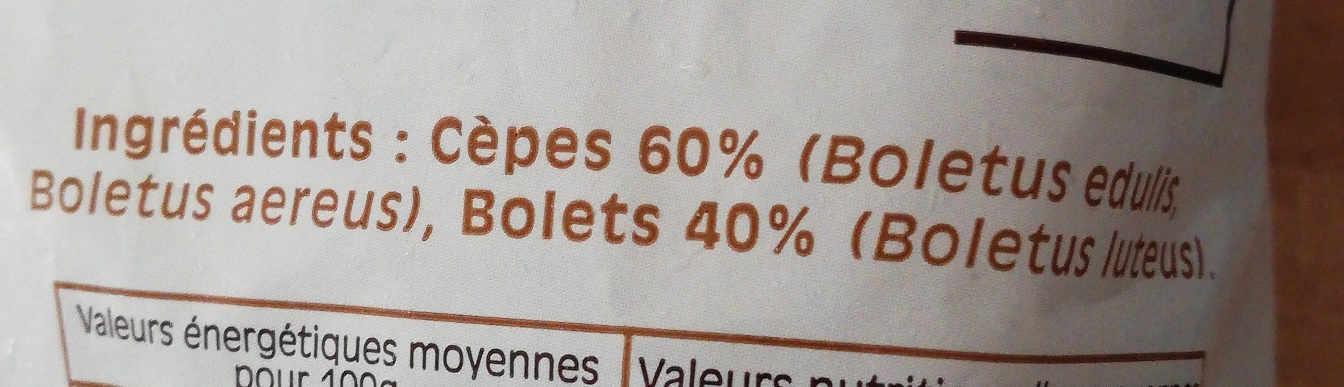 Open Food Facts Mélange champignons packshot