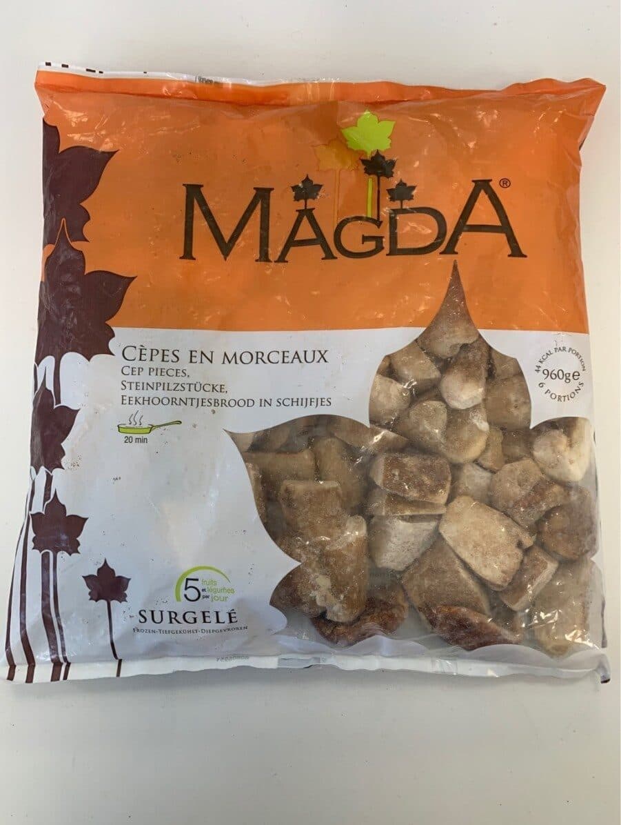 Magda Champignons Cèpes Morceaux, packshot