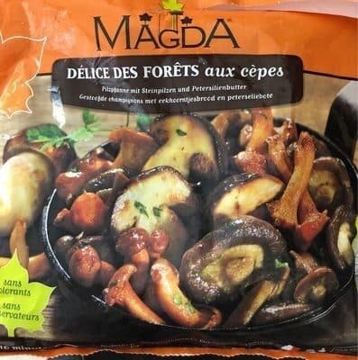 Magda MAGDA : Poêlée de champignons aux cèpes et au beurre persillé packshot