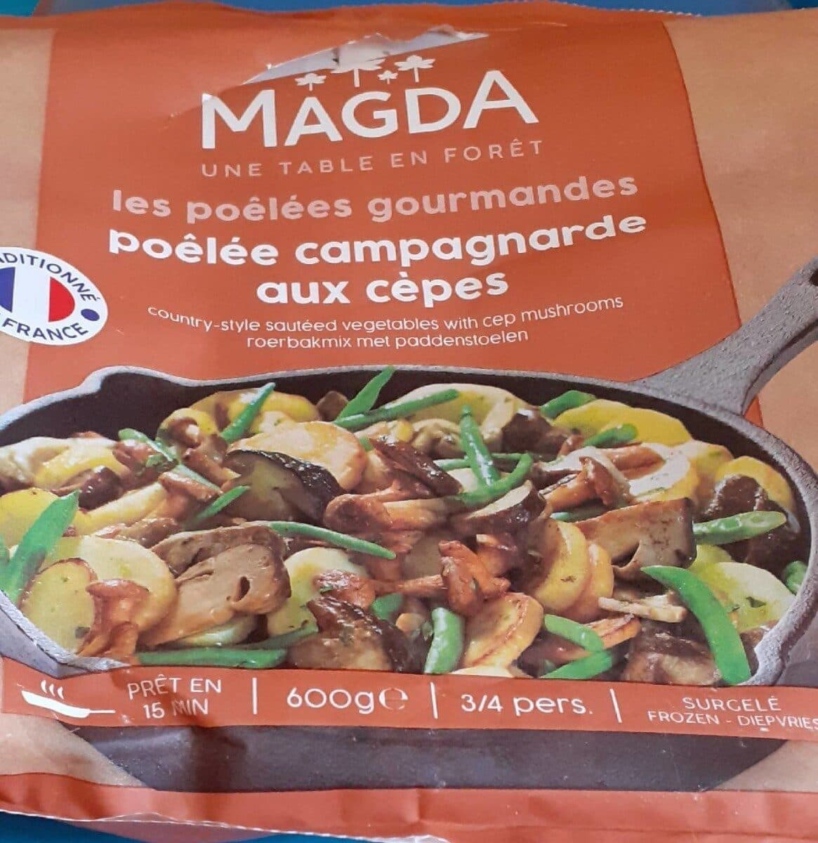 Magda poêlée campagnarde aux cèpes packshot