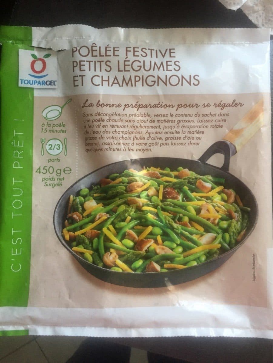Toupargel Poêlée festive petits légumes et champignons packshot