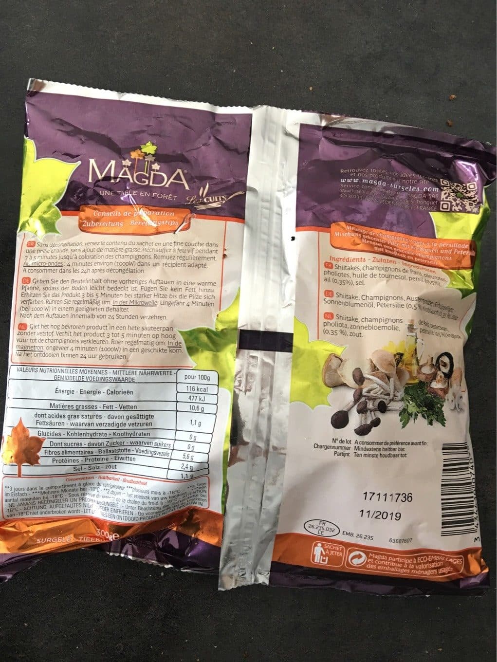 Magda Champignons packshot