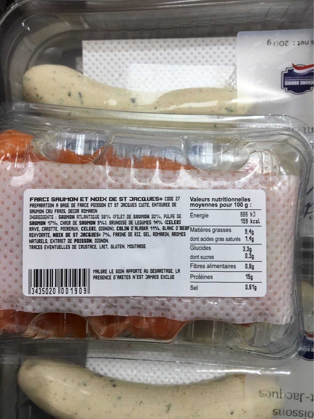 Rolmer Farci au Saumon et aux St Jacques packshot