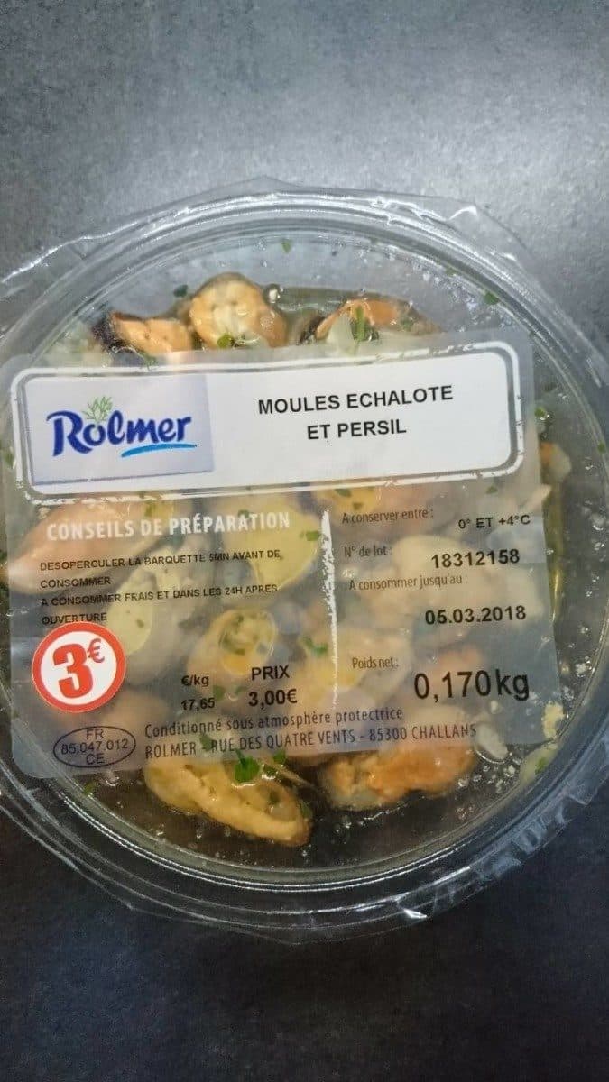 Rolmer Moules à l'échalote packshot