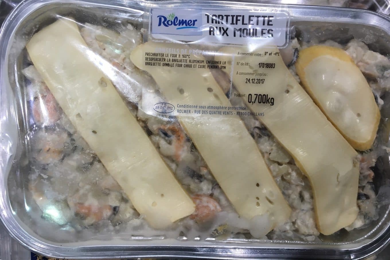 Rolmer Tartiflette aux moules packshot