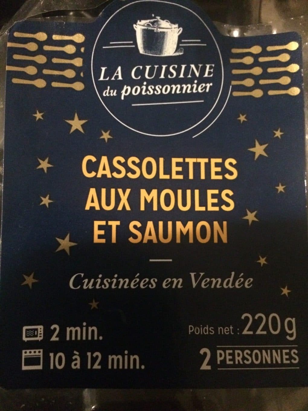 La cuisine du poissonnier Cassolettes moules saumon packshot