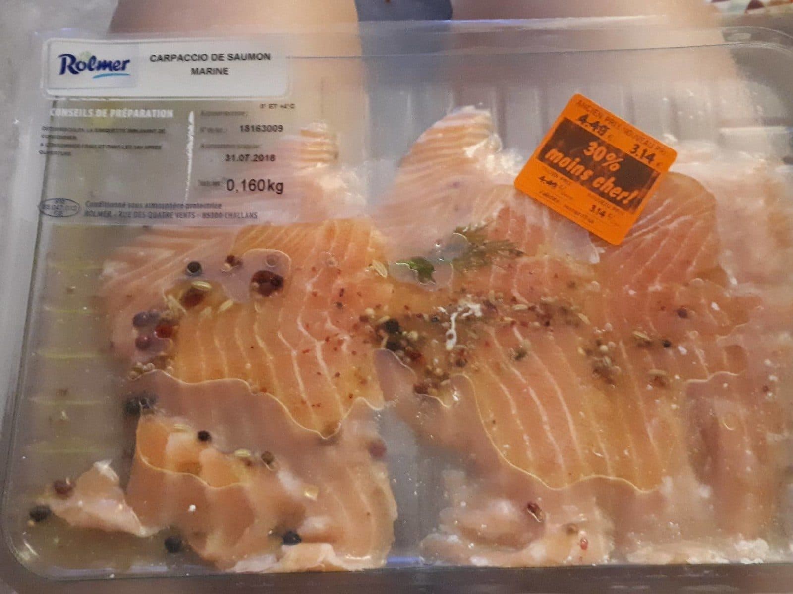 Rolmer Carpaccio de saumon marine packshot