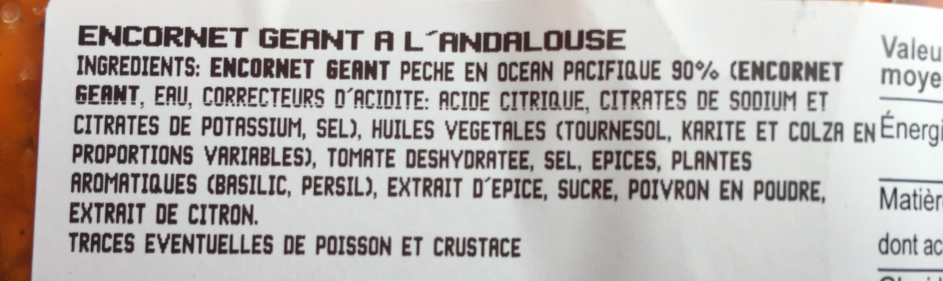 Rolmer Encornet géant à l'andalouse packshot