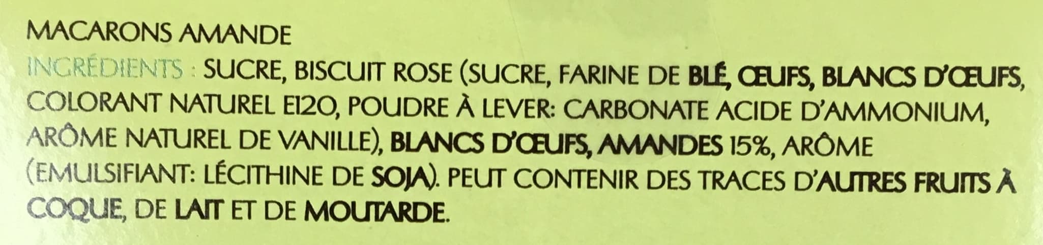 Maison Fossier Le véritable macaron aux amandes packshot