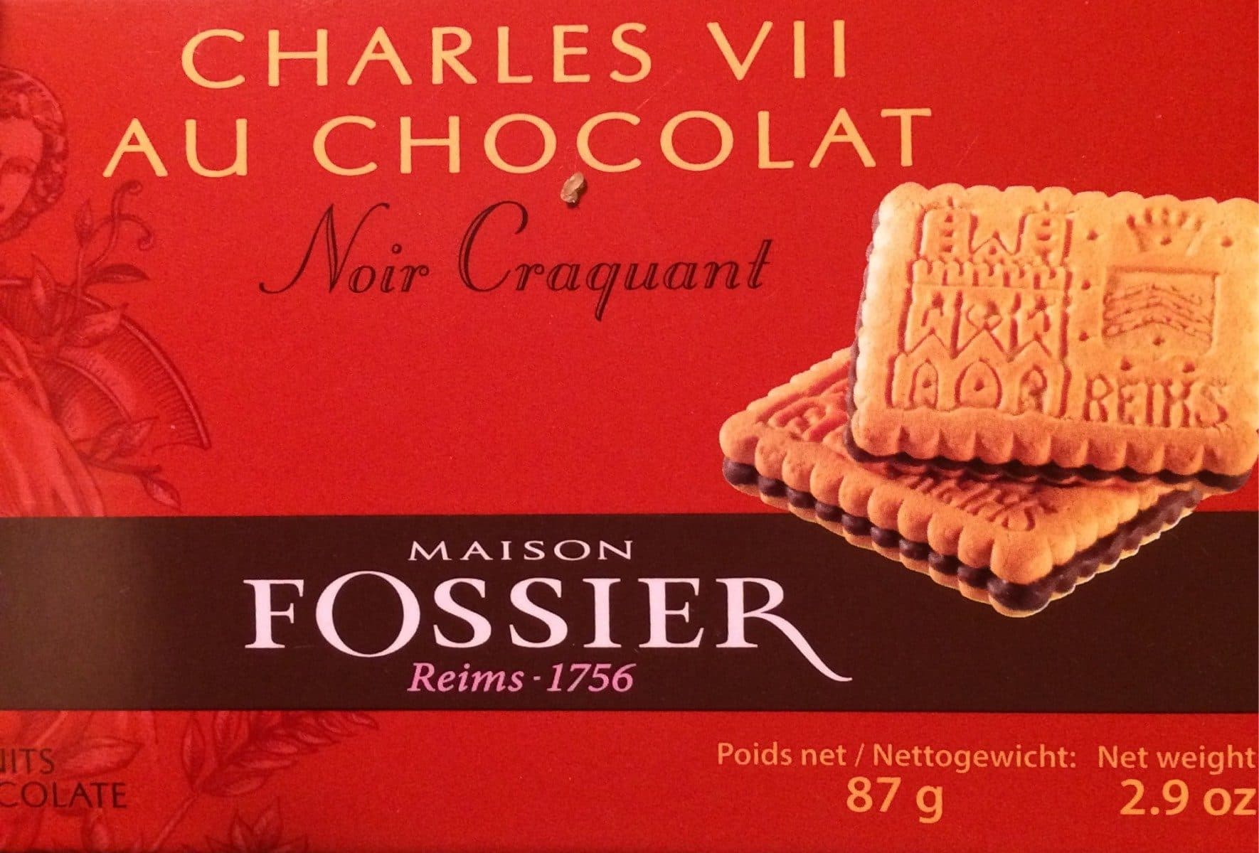 Maison Fossier Charles VII au chocolat packshot