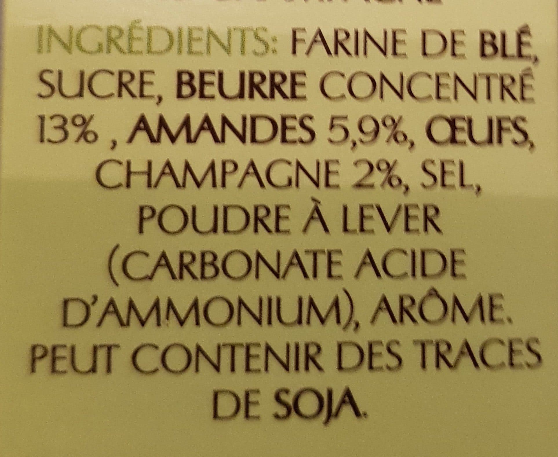 Maison Fossier Sablé champenois packshot