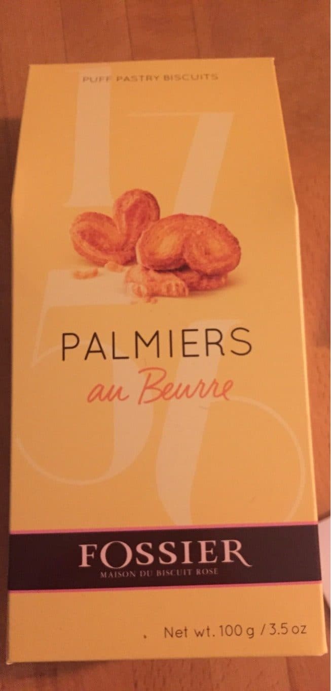 Fossier Palmiers au beurre packshot