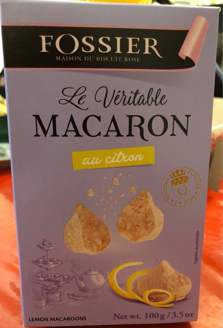 Fossier Le veritable macaron packshot