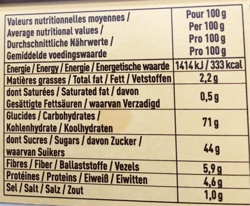 Fossier Mon pain d'épices aux figues FOSSIER packshot