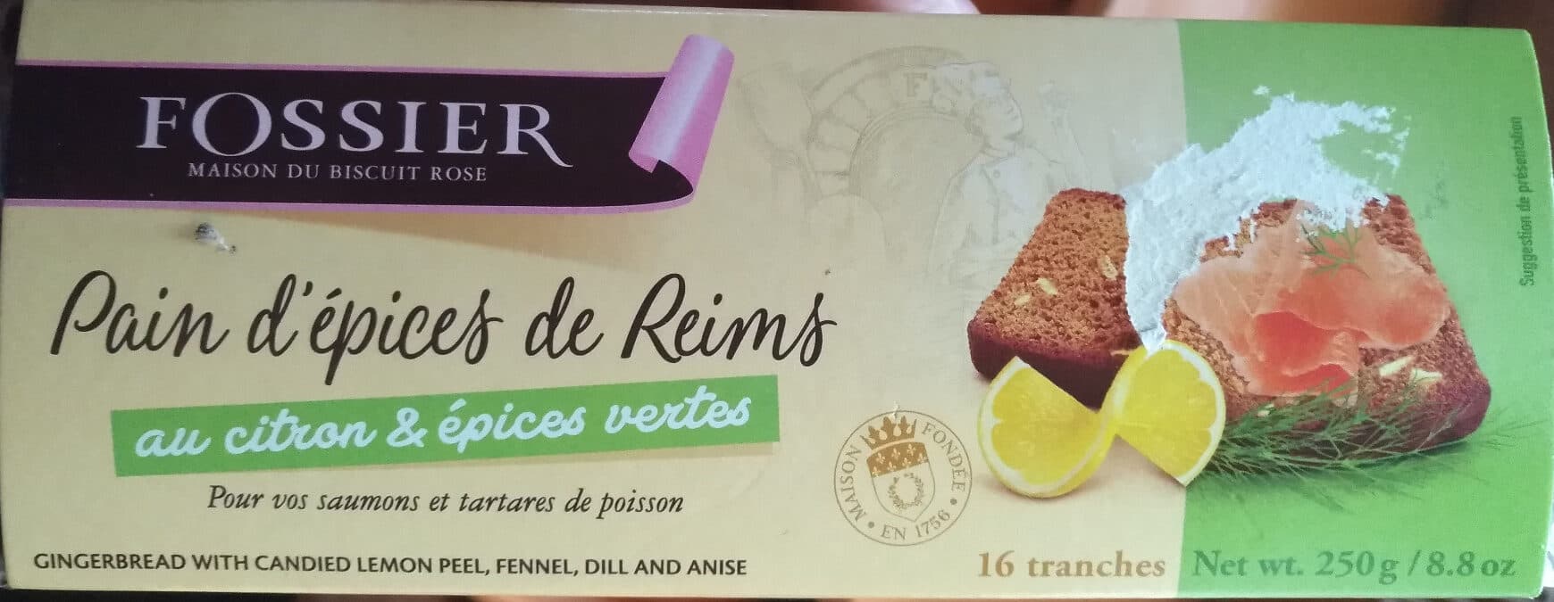 Fossier Pain d’épices de Reims packshot