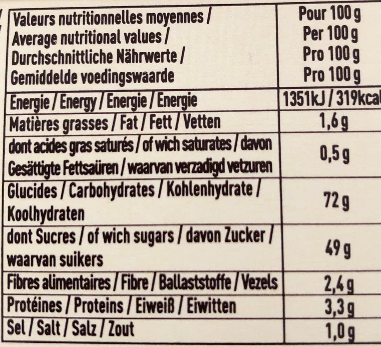 FOSSIER Pain d'epices gouter au miel packshot