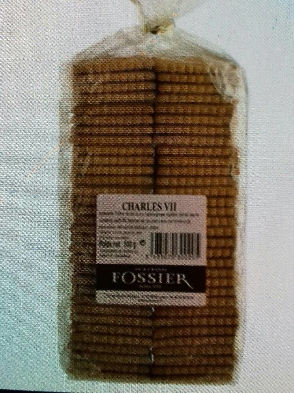 Fossier Biscuits Charles VII packshot