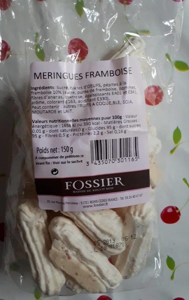 Fossier Meringues framboise packshot