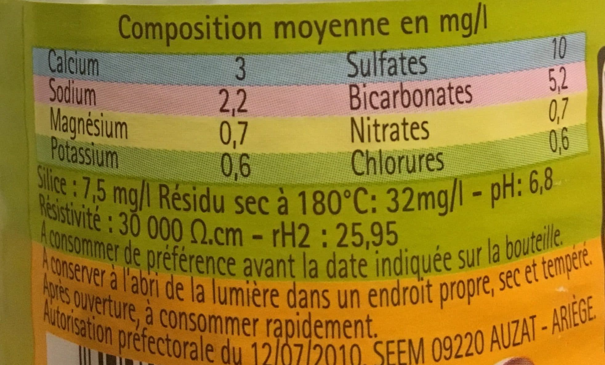 MONTCALM Eau Minérale Naturelle packshot