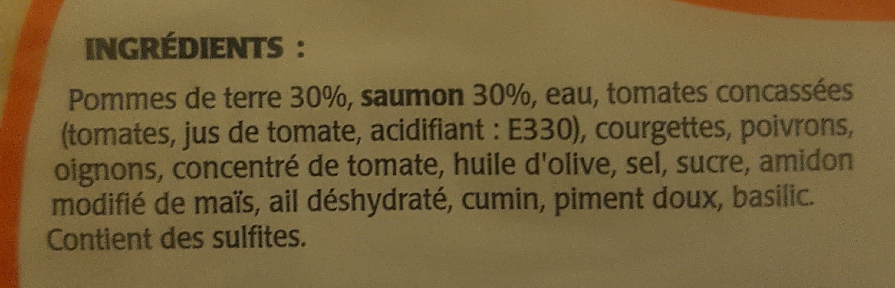 Open Food Facts Saumon a la marseillaise packshot